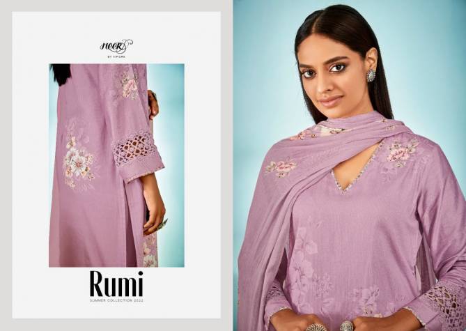 Kimora Rumi Pure Cotton printed Casual Wear Designer Heavy Suit Collection